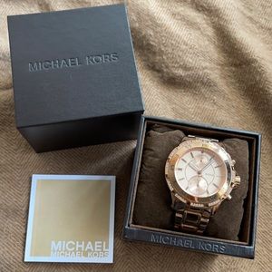 Michael Kors rose gold watch